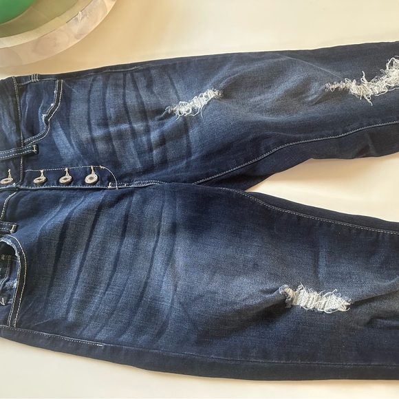 KanCan Chelsea High Rise Jeans - size 7 / 27 Dark Wash - Picture 4 of 10